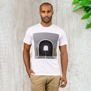 Camiseta Entrada de túnel con franjas de peligro