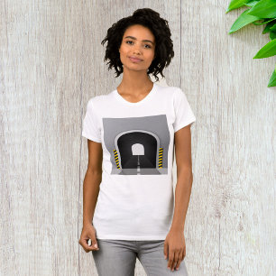 Camiseta Entrada del Túnel de Carretera con Franjas de Peli
