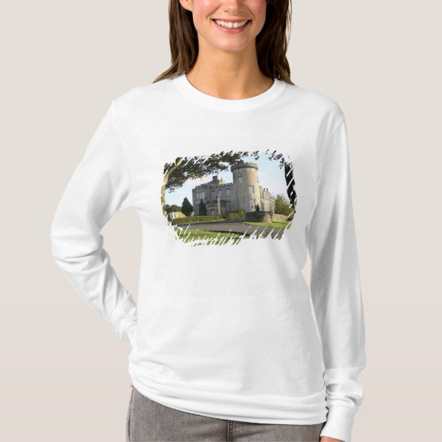 Camiseta entrada lateral del castillo de Dromoland sin gent (Anverso)