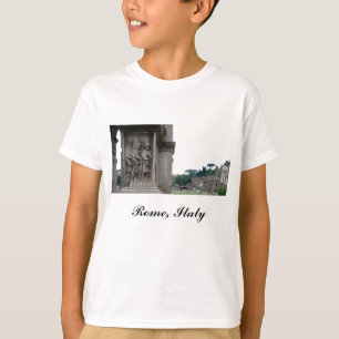 Camiseta Entrada romana de ruinas en Roma Italia