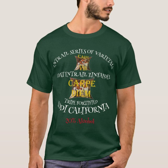 Camiseta Entradas de cabra Zinfandel de California Tripe (Anverso)