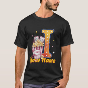 Camiseta Entradas de palomitas de maíz iniciales personaliz