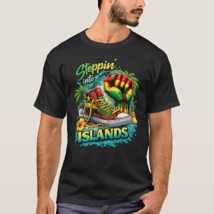 Camiseta Entrando a las Islas – Gráfica de Zapatillas Tropi