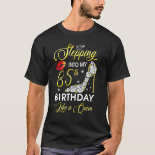 Camiseta Entrando A Mi 65 Aniversario Como Un Jefe De Bday 