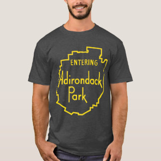 Camiseta Entrando en Adirondacks del Rótulo de Adirondack P