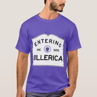Camiseta Entrando en Billerica Massachusetts Commonwealth d