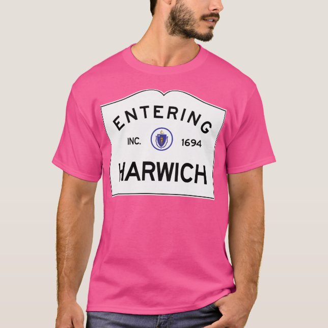 Camiseta Entrando en Harwich Massachusetts - Commonwealth O (Anverso)