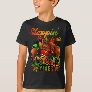 Camiseta Entrando en juneteenth mujer afro niñas negras