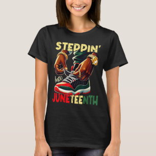 Camiseta Entrando en juneteenth orgullo africano negro