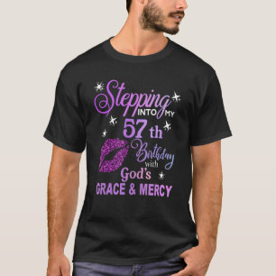 Camiseta Entrando en la gracia y la misericordia de mi 57 a