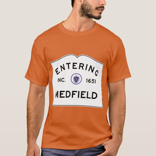 Camiseta Entrando en la Mancomunidad de Mamáes de Medfield  (Anverso)