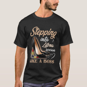 Camiseta Entrando En La Temporada De Libra Como Un Boss Zod