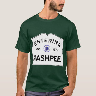 Camiseta Entrando en Mashpee Massachusetts Commonwealth of 