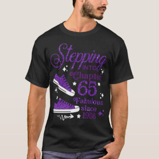 Camiseta Entrando en mi 65 capítulo fabuloso desde 1958 T-
