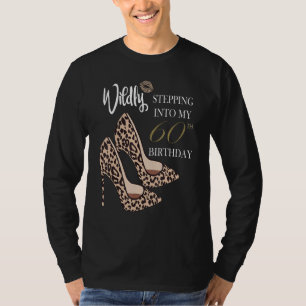 Camiseta Entrando en mi billetera impresa de leopardo de cu
