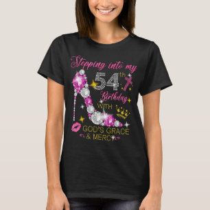 Camiseta Entrando en mi cumpleaños 54 con la misericordia 