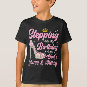 Camiseta Entrando en mis tacones altos de cumpleaños mujer 
