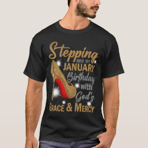 Camiseta Entrando En Mis Trucos Altos De Cumpleaños De Ener