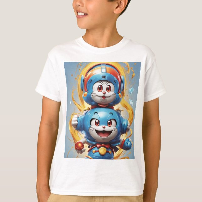 Camiseta Entrar en el mundo de Doraemon, donde el amado (Anverso)