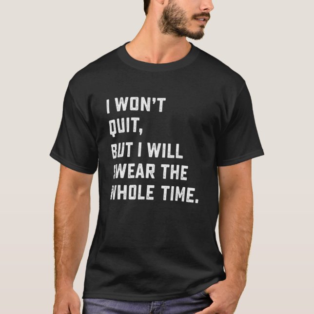 Camiseta Entrar y correr no saldré (Anverso)