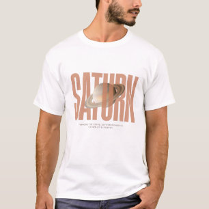 Camiseta Entre las estrellas, Saturno lleva la corona de la