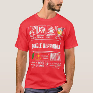 Camiseta Entre Las Habilidades De Reparador De Bicicletas S