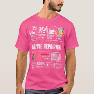 Camiseta Entre Las Habilidades De Reparador De Bicicletas S