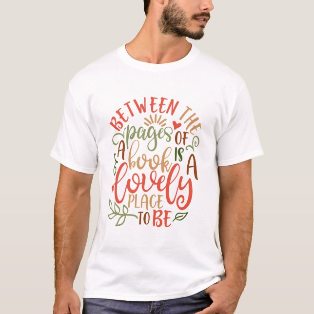 Camiseta Entre Las Páginas De Las Ideas Del Libro (Anverso)