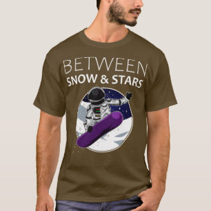 Camiseta Entre Nieve Y Estrellas Astronauta Esquiador De Sn