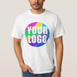Camiseta Entrega corporativa de logotipos promocionales par