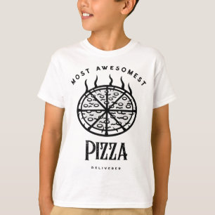 Camiseta Entrega de alimentos y comida Cheesy Pizza