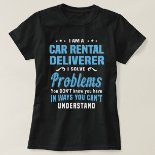 Camiseta Entrega de alquiler de coches