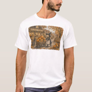 Camiseta Entrega de Calabaza de Bruja para Amantes del Merc