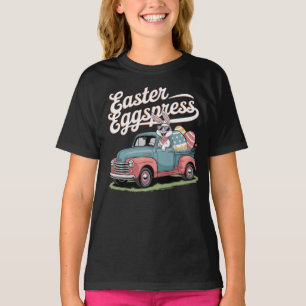 Camiseta Entrega de conejito en la prensa de Pascua