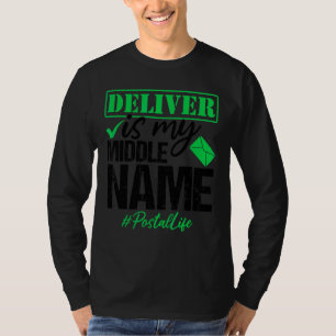Camiseta Entrega de correo de correo postal de los trabajad