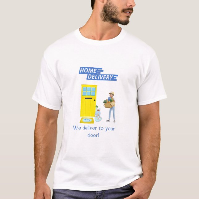 Camiseta Entrega de la casa del controlador de entrega a la (Anverso)