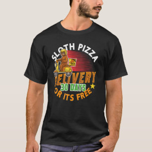Camiseta Entrega de pizza eslovaca a 30 días o comida grati