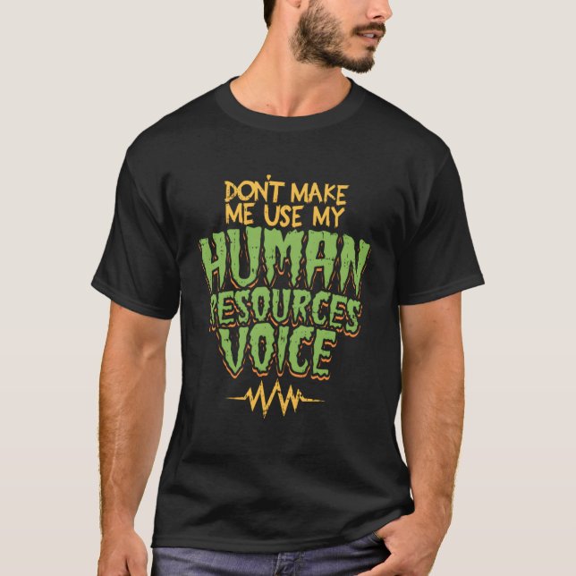 Camiseta Entrega De Recursos Humanos Para Un Supervisor O G (Anverso)