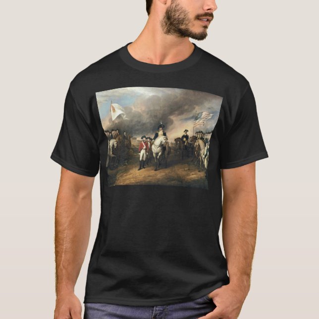 Camiseta Entrega de Yorktown de Juan Trumbull (Anverso)