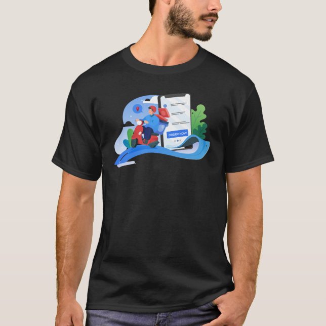 Camiseta Entrega Rápida (Anverso)