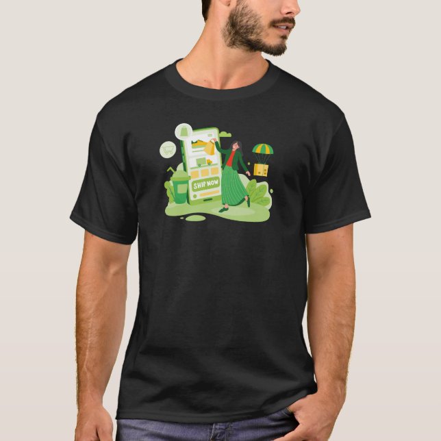Camiseta Entrega Rápida (Anverso)