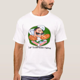 Camiseta Entrega rápida de la pizza del cocinero italiano