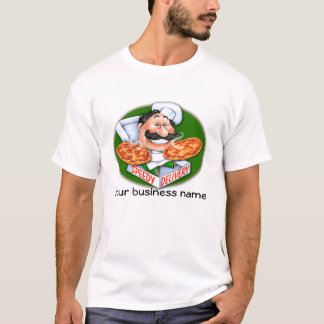 Camiseta Entrega rápida de la pizza del cocinero italiano