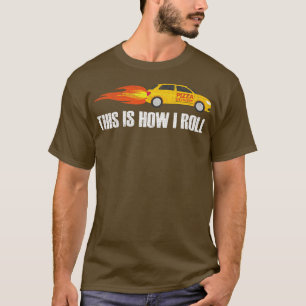 Camiseta Entrega rápida de pizza así es como hago rodar