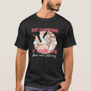 Camiseta Entregando El Amor De Tu Vida Trabajo De Parto Y P