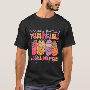 Camiseta Entregar La Labor Y El Suministro De Las Calabazas