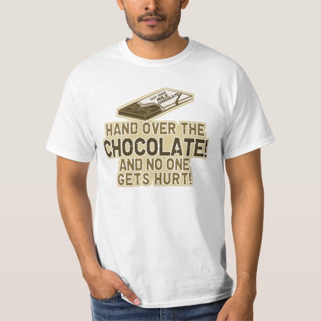 Camiseta Entregue el chocolate (Anverso)