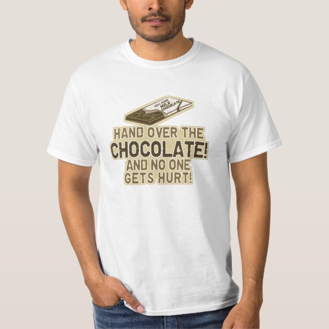 Camiseta Entregue el chocolate (Anverso)