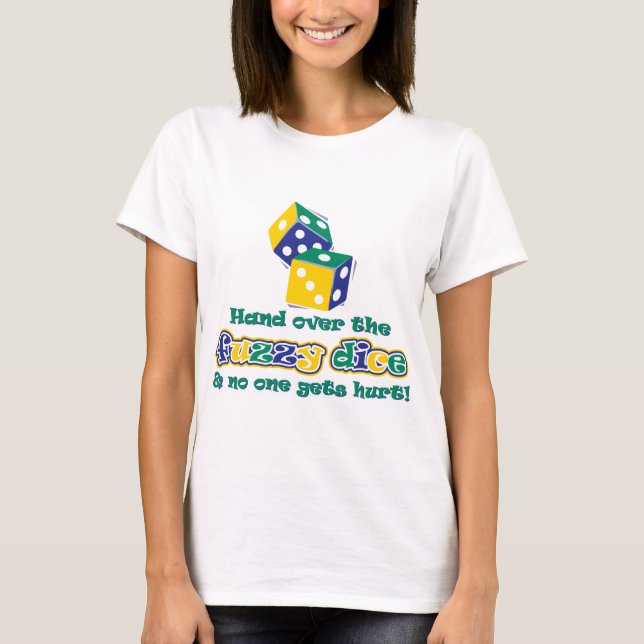 Camiseta Entregue los dados borrosos (Anverso)