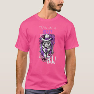 Camiseta Entrena Como una Bestia Gorila BJJ Jiu Jitsu MMA M